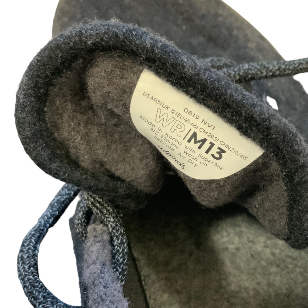 allbirds Men's Charcoal Grey Wool Runners sz 13 - Picture 7 of 9